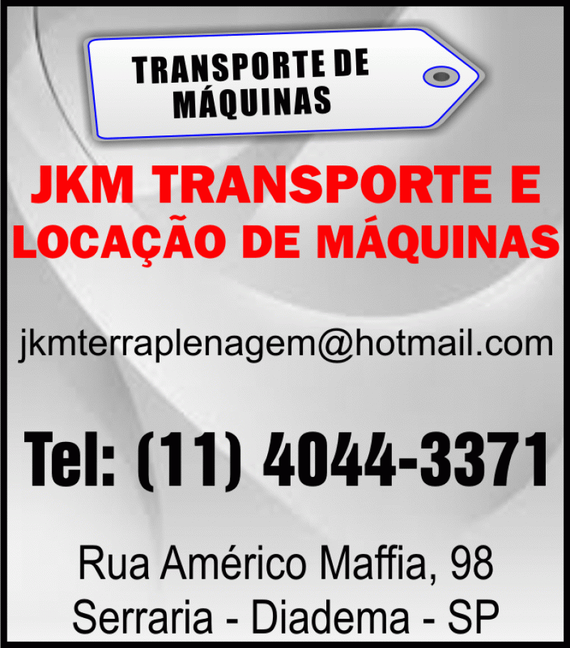 JKM Transporte e Locação de Máquinas