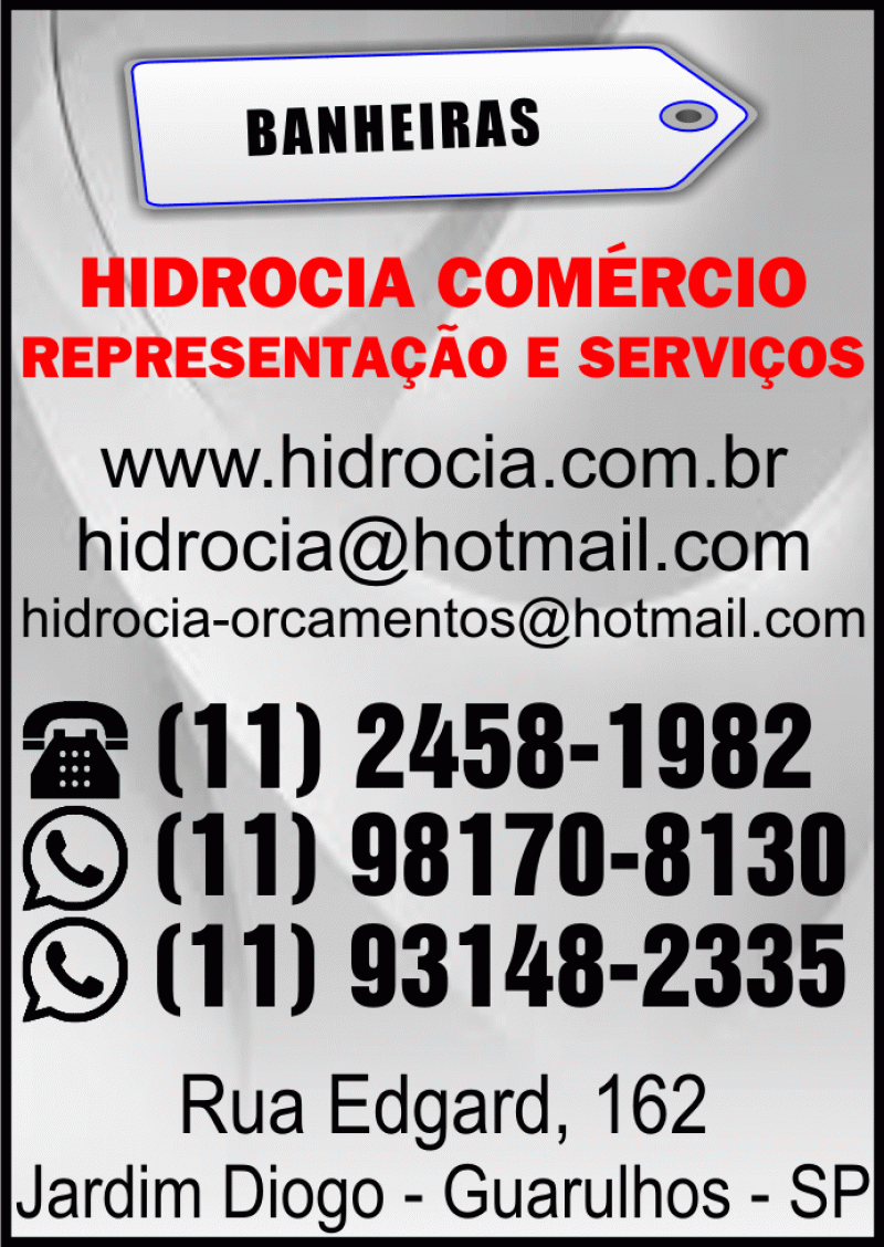 Hidrocia Comércio Representação e Serviços